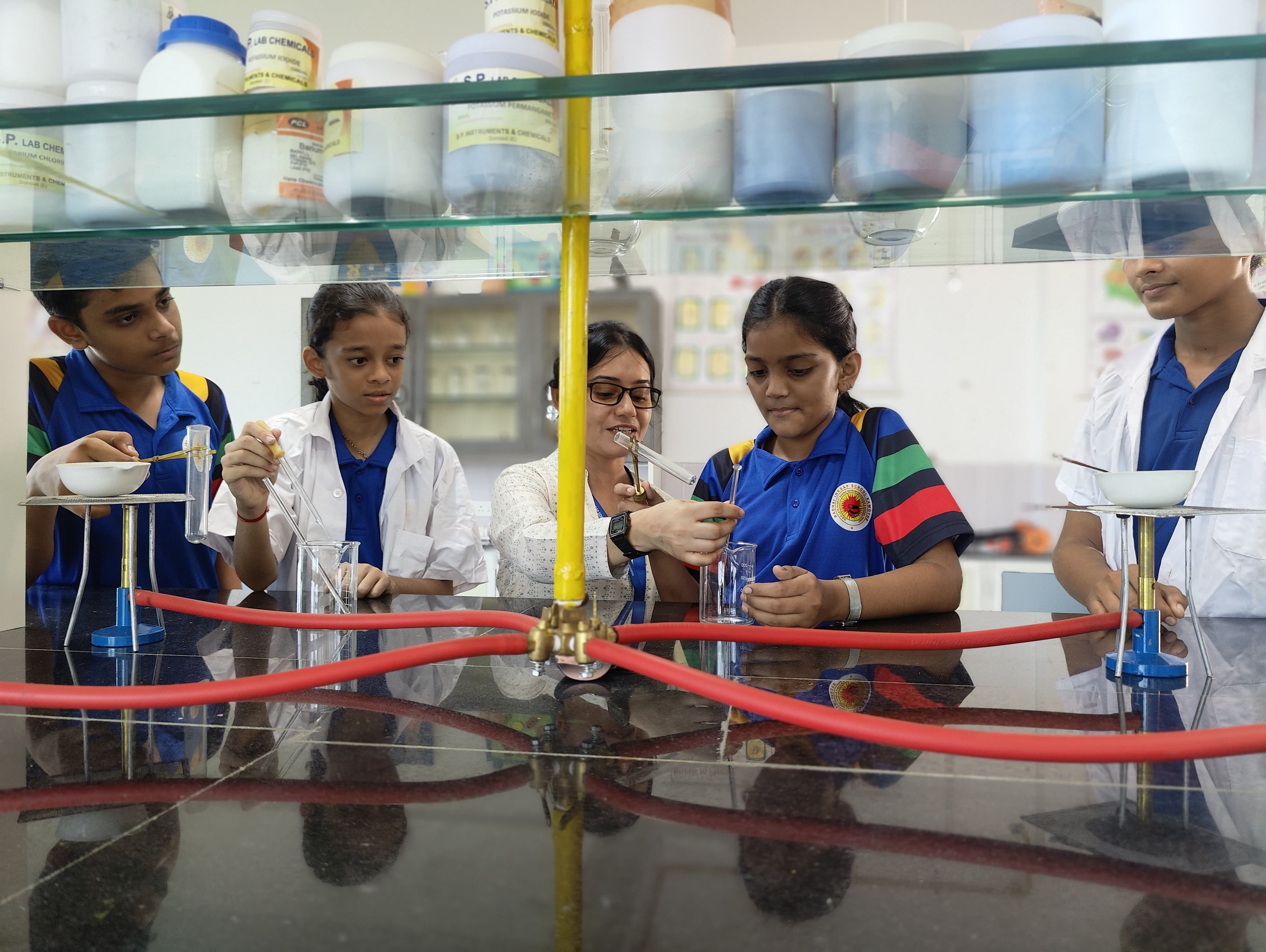 Well equipped Science Labs